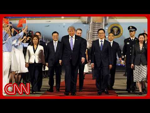 Trump arrives in Beijing for high-stakes summit