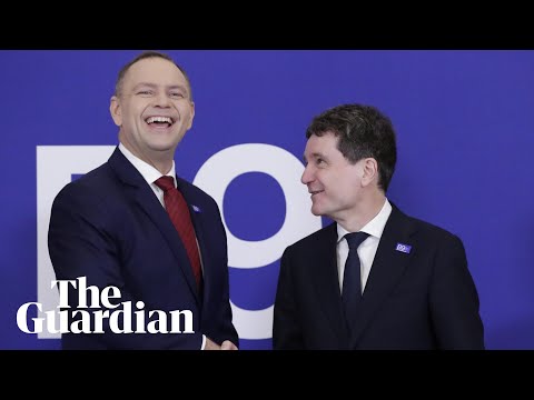 Romanian and Polish presidents deliver joint remarks at Nato Bucharest Nine summit – watch live