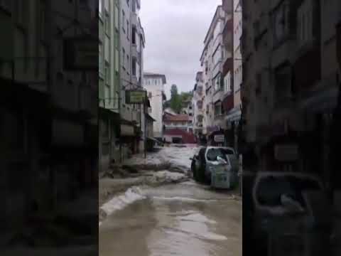 Major flooding in Turkey after heavy rainfall