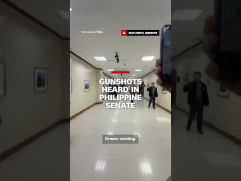 Gunshots heard in Philippine Senate