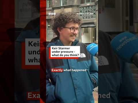 People in Manchester give their thoughts on pressure mounting on Keir Starmer. #BBCNews