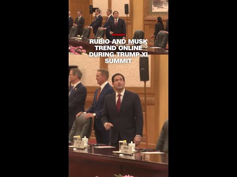Rubio and Musk trend online during Trump-Xi summit