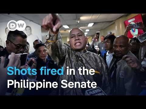 Gunfire in the Philippine Senate as authorities move to arrest legislator | DW News