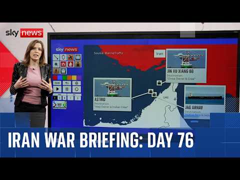 Tensions flare as ship ‘seized’ by Iran in Strait of Hormuz | Iran War Briefing Day 76
