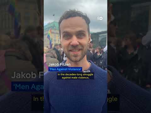 Men in Berlin rally against male violence | DW News