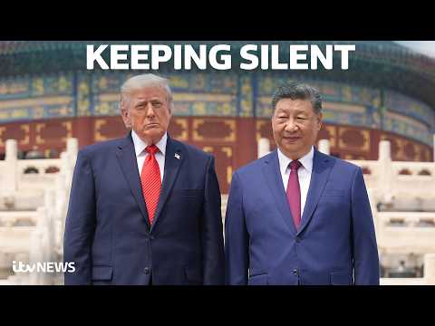 Watch as Trump ignores questions about Taiwan during state visit
