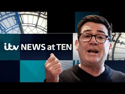 The battle for Number 10 intensifies as Andy Burnham makes bid – Watch ITV News at Ten