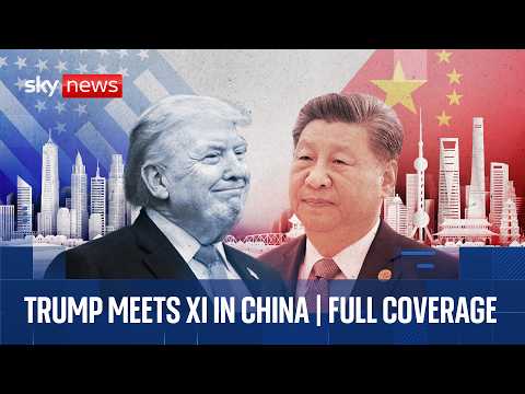 Donald Trump meets Xi Jinping on day three of China visit | Sky News coverage and analysis