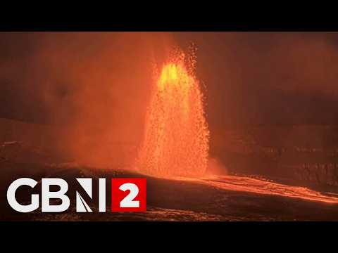 WATCH: Hawaii’s Kilauea volcano erupts with glowing lava fountain