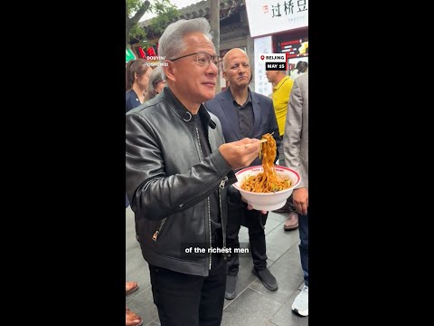 Jensen Huang is in Beijing doing side quests