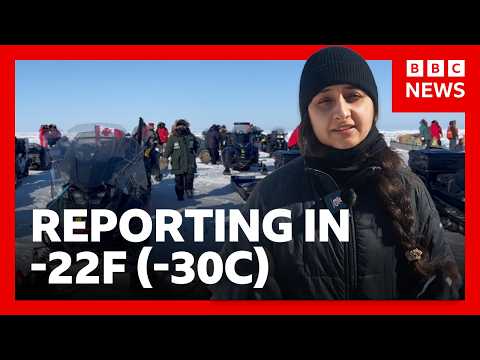 How the BBC reported from the Canadian Arctic frontline | BBC News