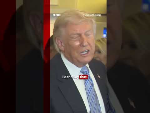 Donald Trump asked if Keir Starmer should quit. #BBCNews