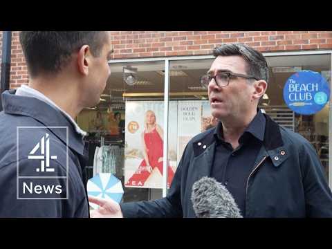 Andy Burnham questioned on plan to be Labour leader