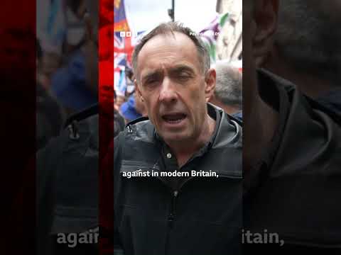 People ‘feel like they’ve been left behind’ at Unite the Kingdom rally. #Protest #UK #BBCNews