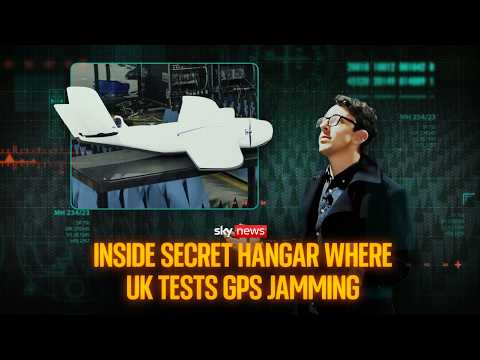 Inside secret hangar where UK tests GPS jamming