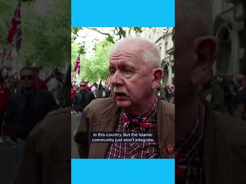 Far-right and pro-Palestinian rallies in London | DW News