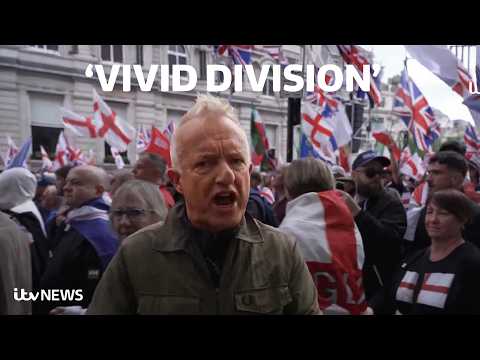 Tens of thousands join rival marches in London
