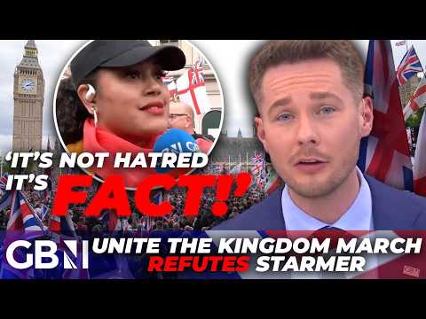 ‘SICK OF IT!’ | Unite the Kingdom march attendees REFUTE Keir Starmer’s ‘far-right’ labelling