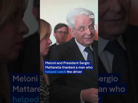 Italian PM visits victims of car ramming in hospital | DW News