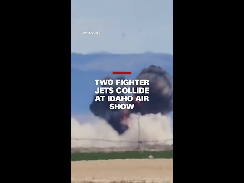 Two fighter jets collide at Idaho air show