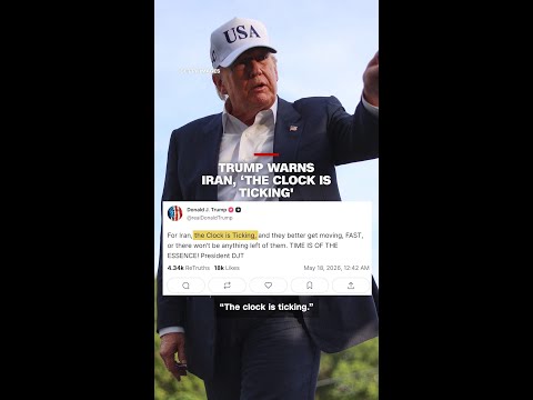 Trump warns Iran, ‘The clock is ticking’