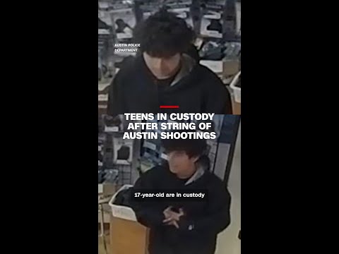 Teens in custody after string of Austin shootings