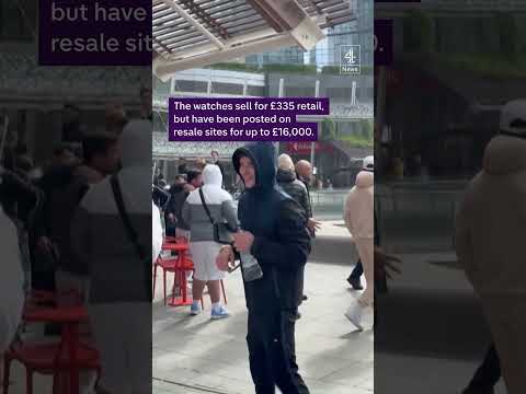 Fight breaks outside Swatch store in Milan as new luxury watch released