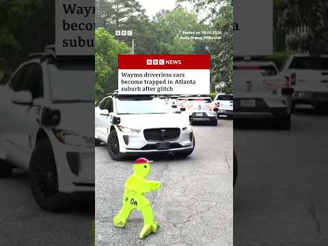 Atlanta residents plagued by Waymo cars circling neighbourhood. #Waymo #Atlanta #BBCNews