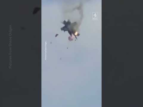 Two US navy jets crash at air show – all crew ejected to safety