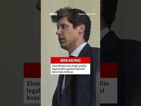 Jury tosses Elon Musk’s lawsuit against OpenAI and its boss Sam Altman. #USNews #BBCNews