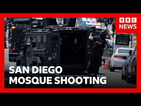 Two suspects found dead, three men killed in San Diego mosque shooting | BBC News