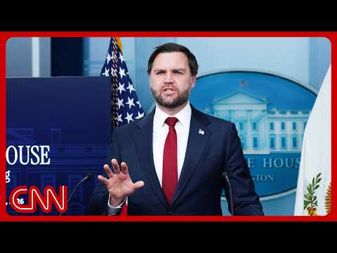 Live: JD Vance press briefing