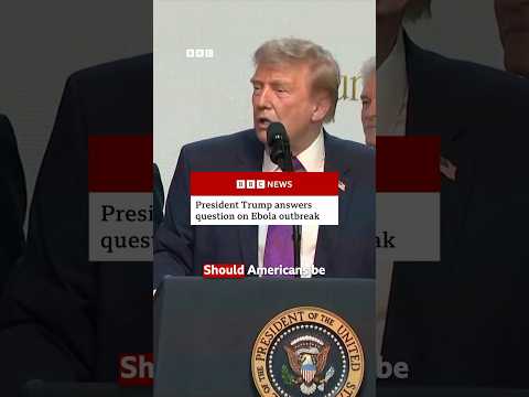 “I’m concerned about everything,” US President Donald Trump said on Ebola outbreak. #Ebola #BBCNews