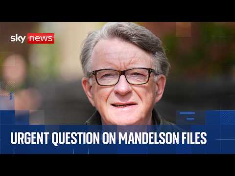 Government says next set of Mandelson files won’t be released until June