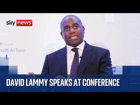 David Lammy addresses Global Partnerships Conference