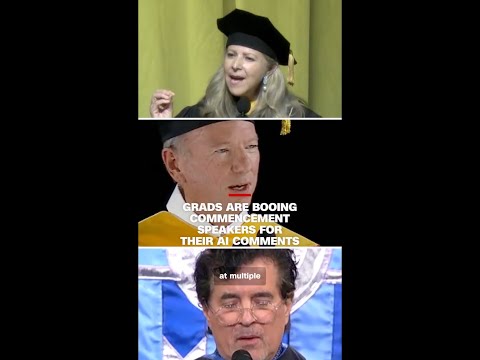 Grads are booing commencement speakers for their AI comments