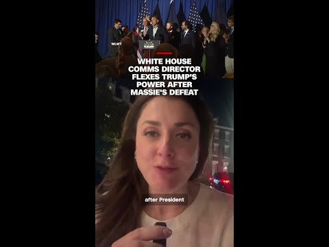 White House comms director flexes Trump’s power after Massie’s defeat