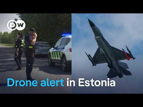 NATO jet shoots down Ukrainian drone over Estonia | DW News