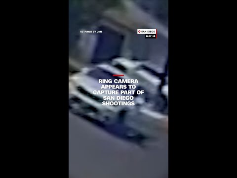 Ring camera appears to capture part of San Diego shootings