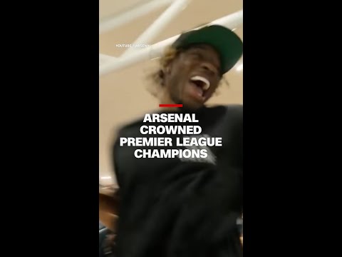 Arsenal crowned Premier League champions after 22 years