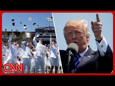 Live: Trump’s Coast Guard Academy commencement speech