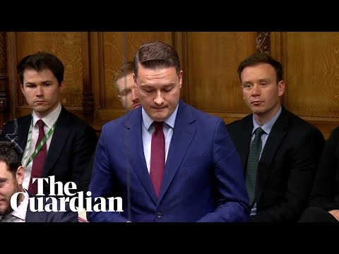 Wes Streeting gives resignation speech in the Commons – watch live