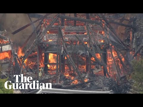 Buddhist hall housing ‘eternal flame’ in Japan destroyed by fire
