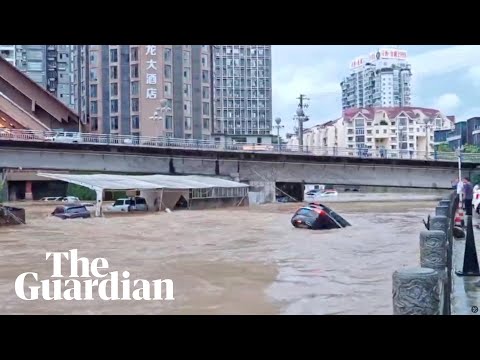 Torrential rain and floods kill at least 25 people in southern and central China