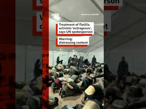 Treatment of Gaza flotilla activists ‘outrageous’, says UN spokesperson. #BBCNews