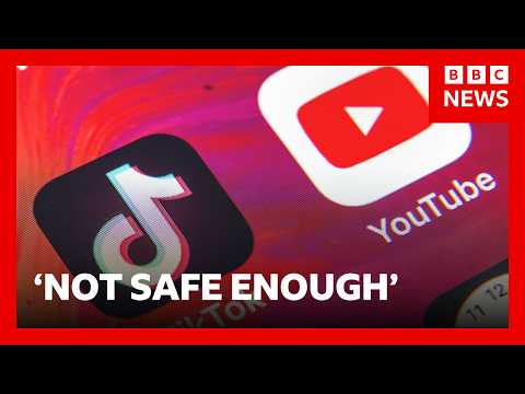 TikTok and YouTube ‘not safe enough’ for kids says Ofcom | BBC News