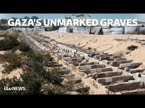 Footage from inside Gaza shows heartbreaking mass graves