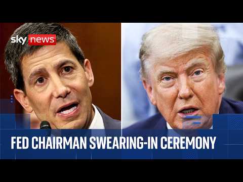 Trump attends swearing-in ceremony for new Federal Reserve chairman Kevin Warsh