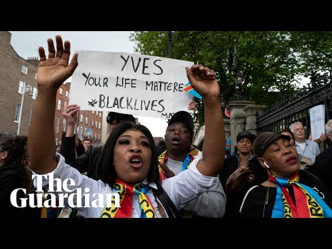 Hundreds protest over Ireland’s ‘George Floyd moment’ after death of Congolese-born man