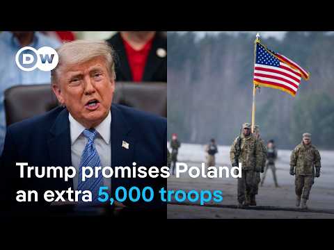 NATO allies bewildered by Trump’s about-face on US troops stationed in Europe | DW News